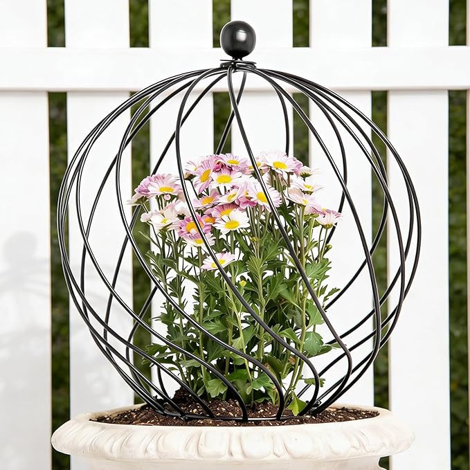 21” Garden Obelisk Trellis for Climbing Plants – Durable Metal with Corrosion-Resistant Finis... | Amazon (US)