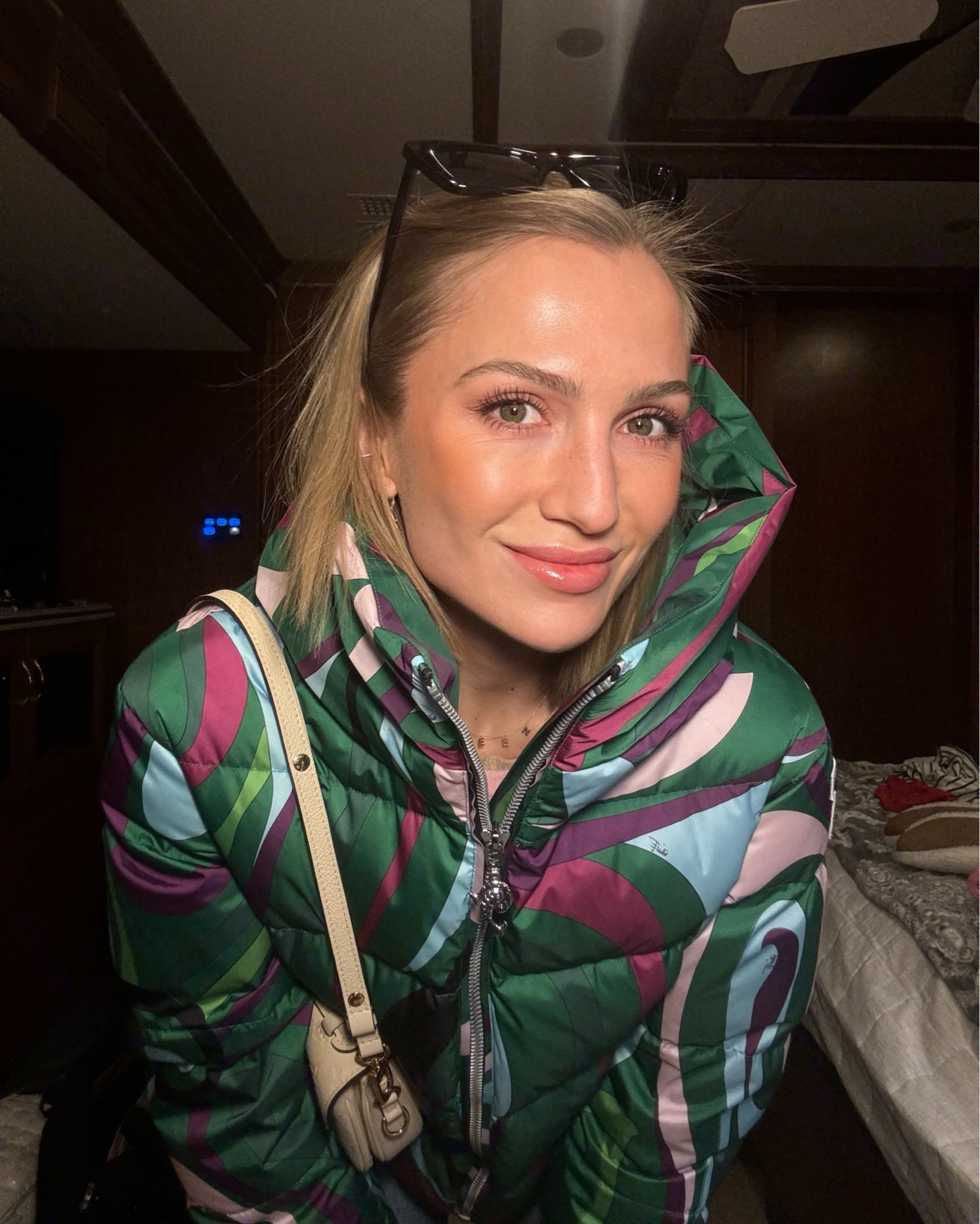 Atlanta Race outfit 💚💜🩷 This Pucci coat is no longer sold so I linked a few that are the same style but in different colours! 

#LTKFindsUnder100 #LTKItBag #LTKStyleTip