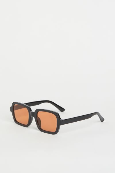 Sunglasses with plastic frames and sidepieces. Tinted, UV-protective lenses. | H&M (US + CA)