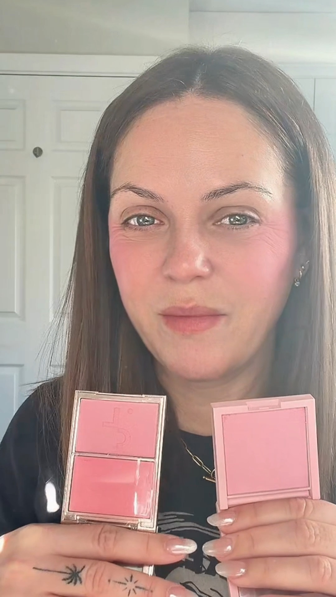 Comparing baby pink blushes.  Kylie winter kissed beside Patrick ta just enough  

#LTKuk #LTKbeauty #LTKwinter