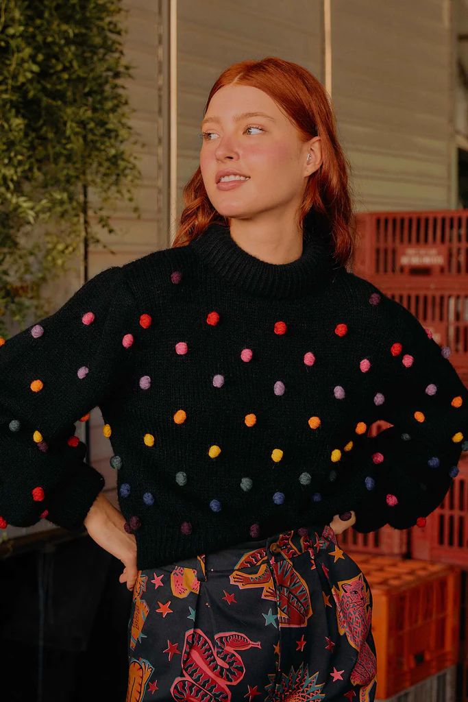 rainbow dots sweater | FarmRio