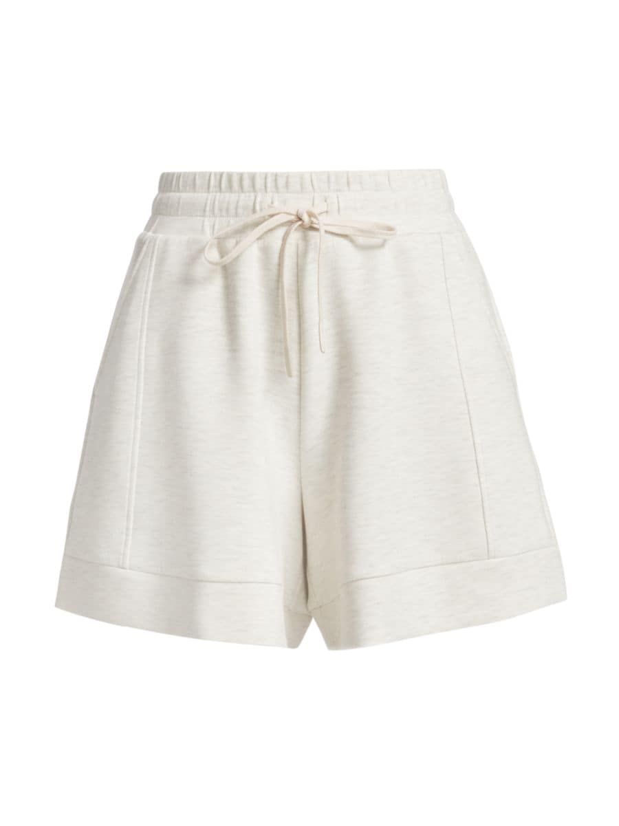 VarleyAlder Melangé Drawstring Shorts | Saks Fifth Avenue