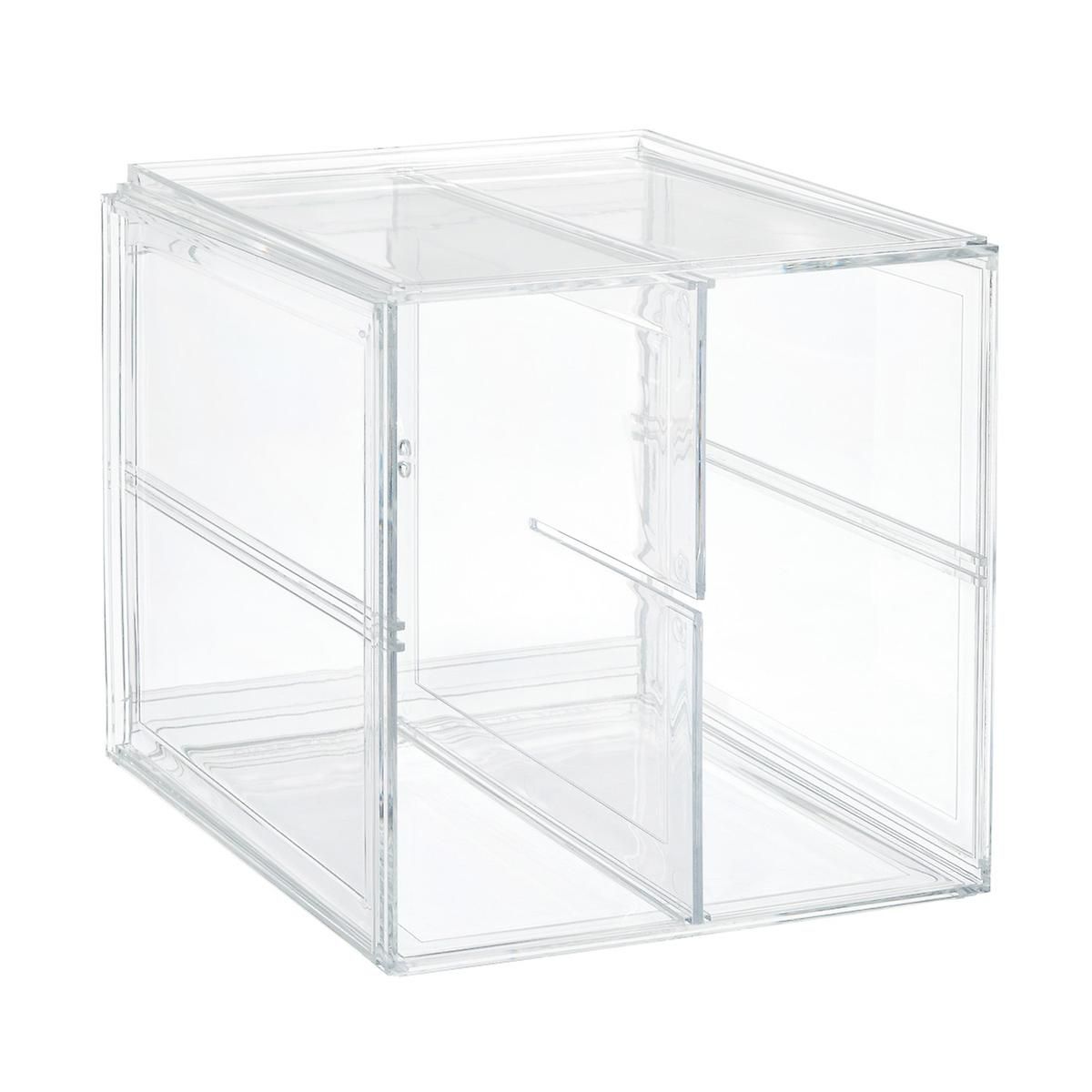 Clear Divided Handbag Cube | The Container Store