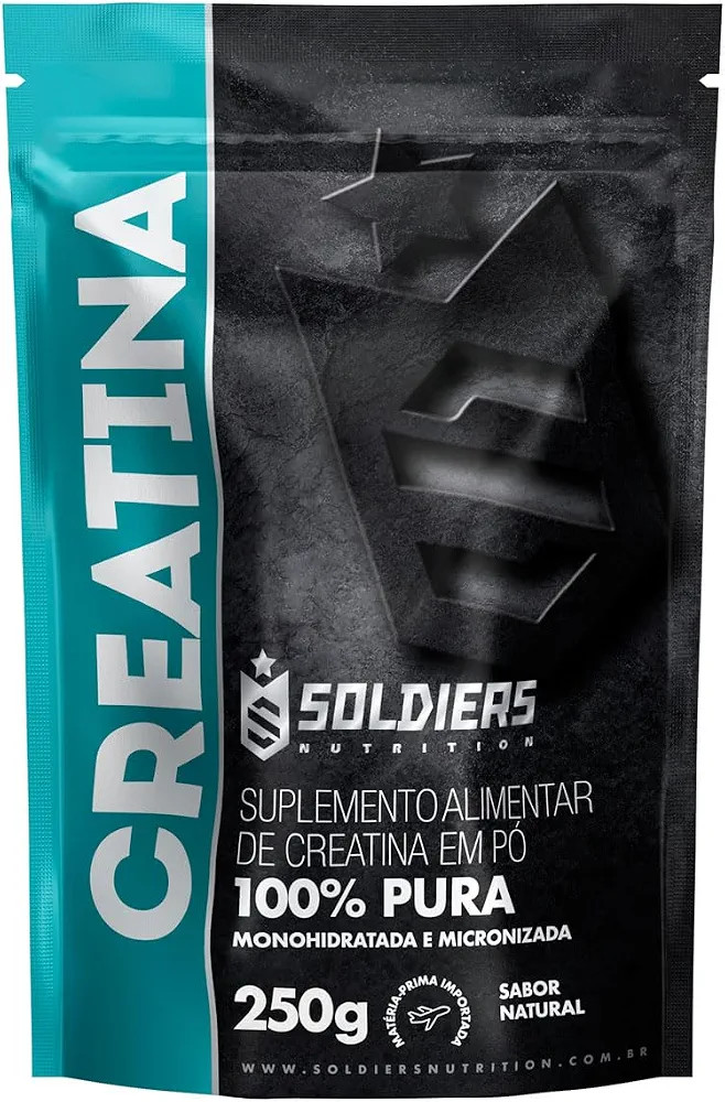 Creatina Monohidratada 250g - 100% Pura Importada - Soldiers Nutrition | Amazon (BR)