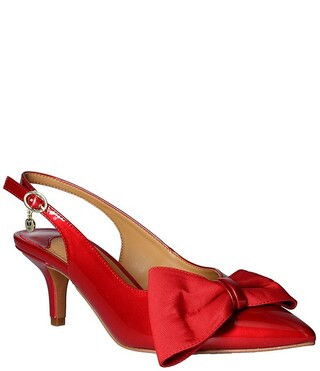 Devika Patent Slingback Bow Pumps | Dillard's