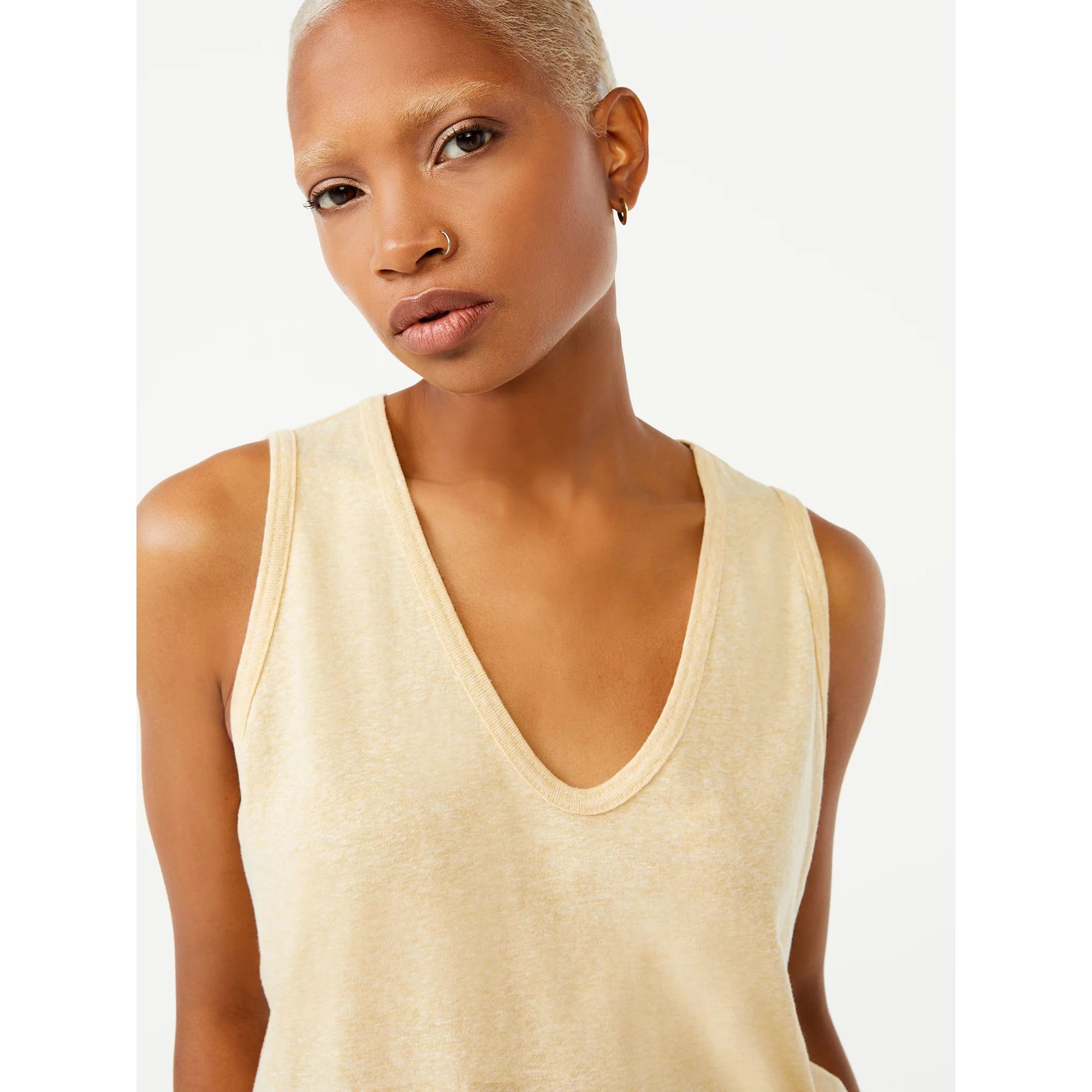 Free Assembly Women's V-Neck Tank Top | Walmart (US)