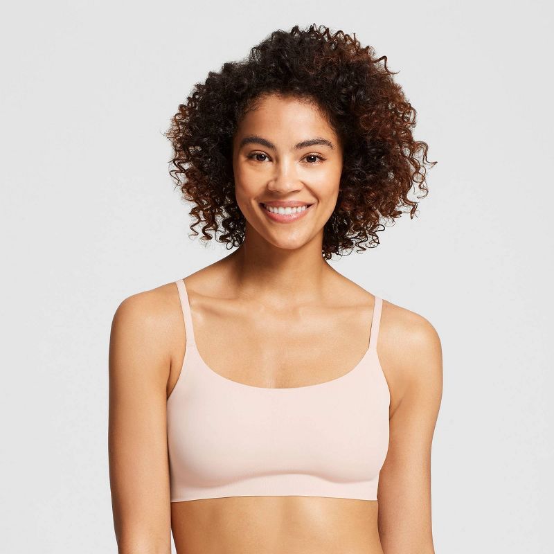 True & Co. True Everybody Women's Adjustable Strap Scoop Neck Bra | Target