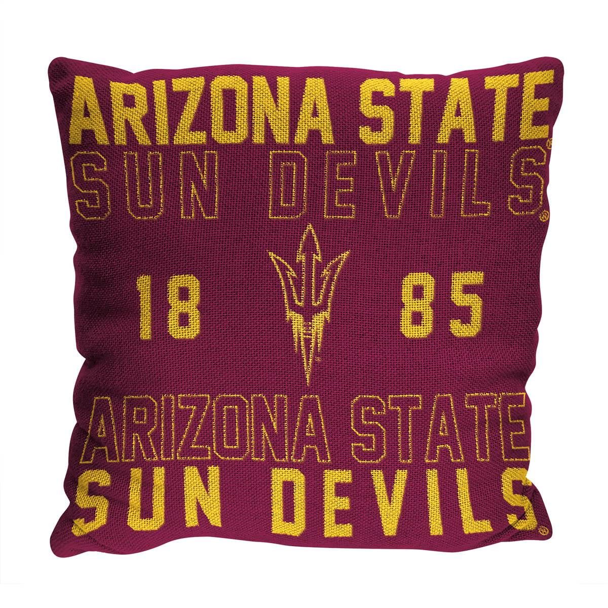 Arizona State Sun Devils Stacked Jacquard Pillow | Walmart (US)