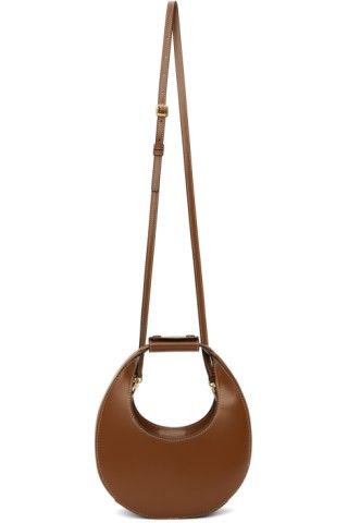Brown Mini Moon Bag | SSENSE