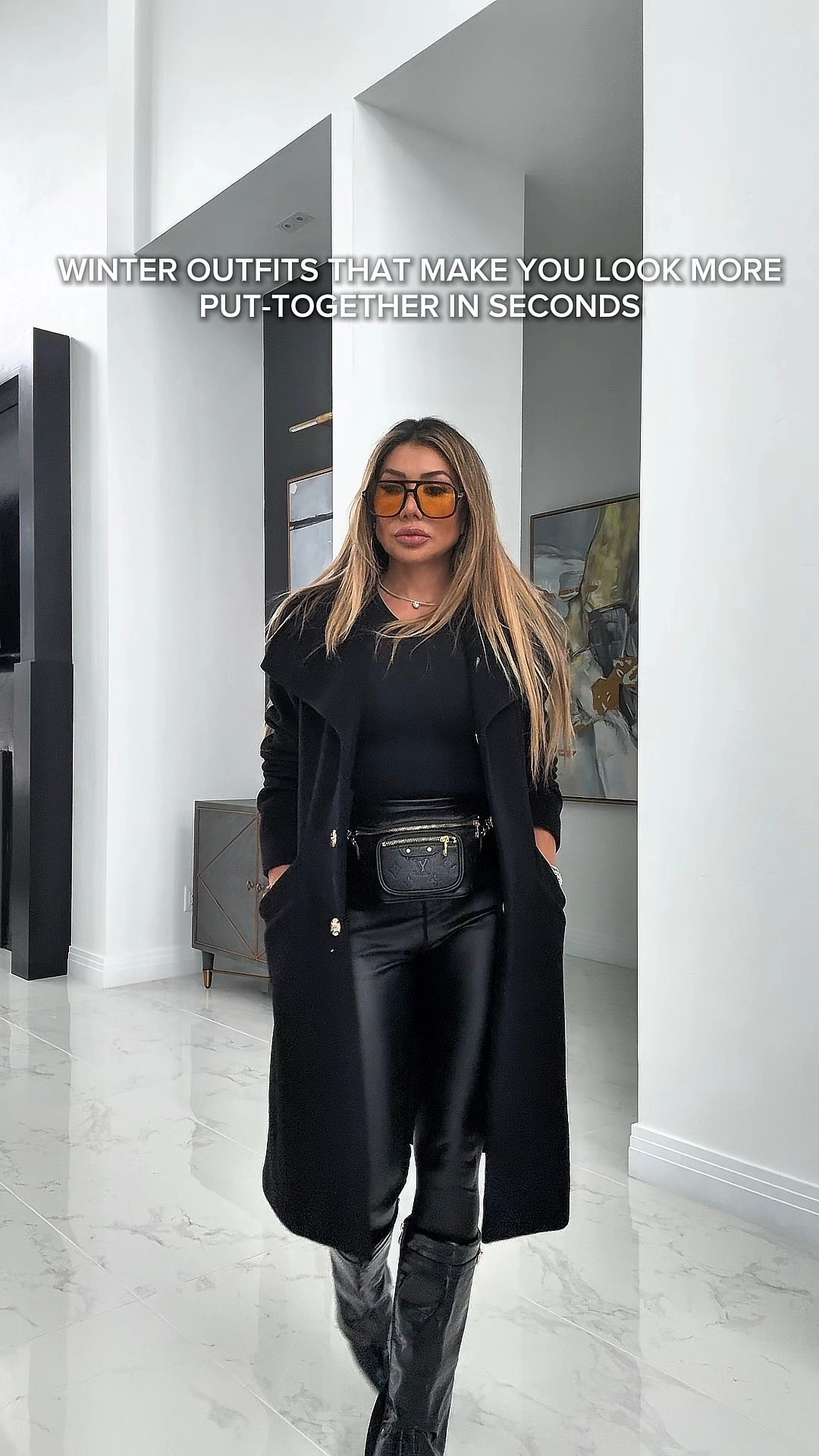 🖤 LTK CAPTION — BLACK WINTER OUTFIT This is that clean black winter outfit that always makes you look instantly put-together 🤎 The coat swishes so beautifully when you walk and the shape is so flattering — it gives you that “effortless but polished” look we all love in the winter.

I’m wearing size small and it’s a true black-on-black moment — super sleek, warm without bulk, and perfect for running errands or heading to dinner. The fit smooths everything and the silhouette looks expensive without trying.

Why it’s trending:
Women are searching for clean winter outfits, all-black winter looks, and pieces that make you look “expensive” without the designer price tag. This one checks every box.

Ways to Wear This:
• Add a structured bag + sunglasses for a chic daytime look
• Swap boots for heels for a night-out edit
• Layer a cream scarf for contrast
• Add gold jewelry to elevate the neckline
• Works with leggings, trousers, or denim — super versatile

Everything is linked so you can recreate this exact winter vibe ✨



clean winter outfit, black winter outfit, winter neutrals, look put together, all black outfit, winter style for women, chic winter outfit ideas, elevated winter outfit 
#winteroutfits2025 #allblackoutfit #winterstyleinspo #neutralwinterstyle #cleanwinterprep

⸻

If you want, I can also create:
✨ the Pinterest description
✨ the IG caption version
✨ the Facebook text
✨ the Threads caption

Just say “next version.”

#LTKWorkwear #LTKOver40 #LTKPetite