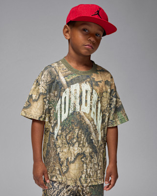 Jordan MVP Little Kids' Distressed Wordmark T-Shirt | Nike (US)