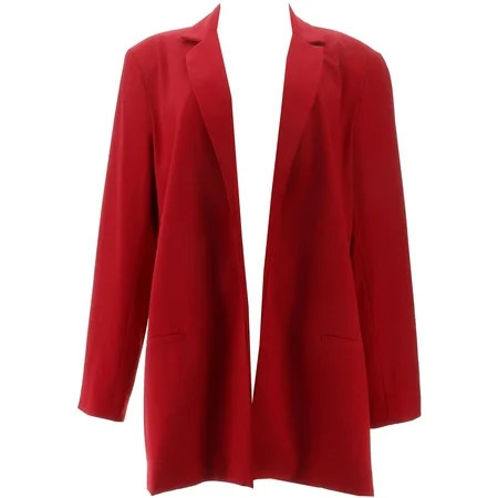 Motto Roll Slv Relaxed Boyfriend Blazer Women's 617-158 | Walmart (US)