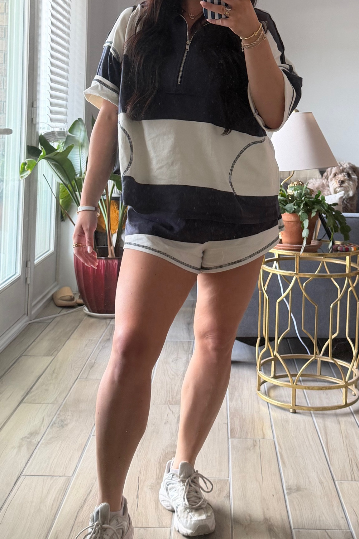 Me 🤝 matching striped sets 