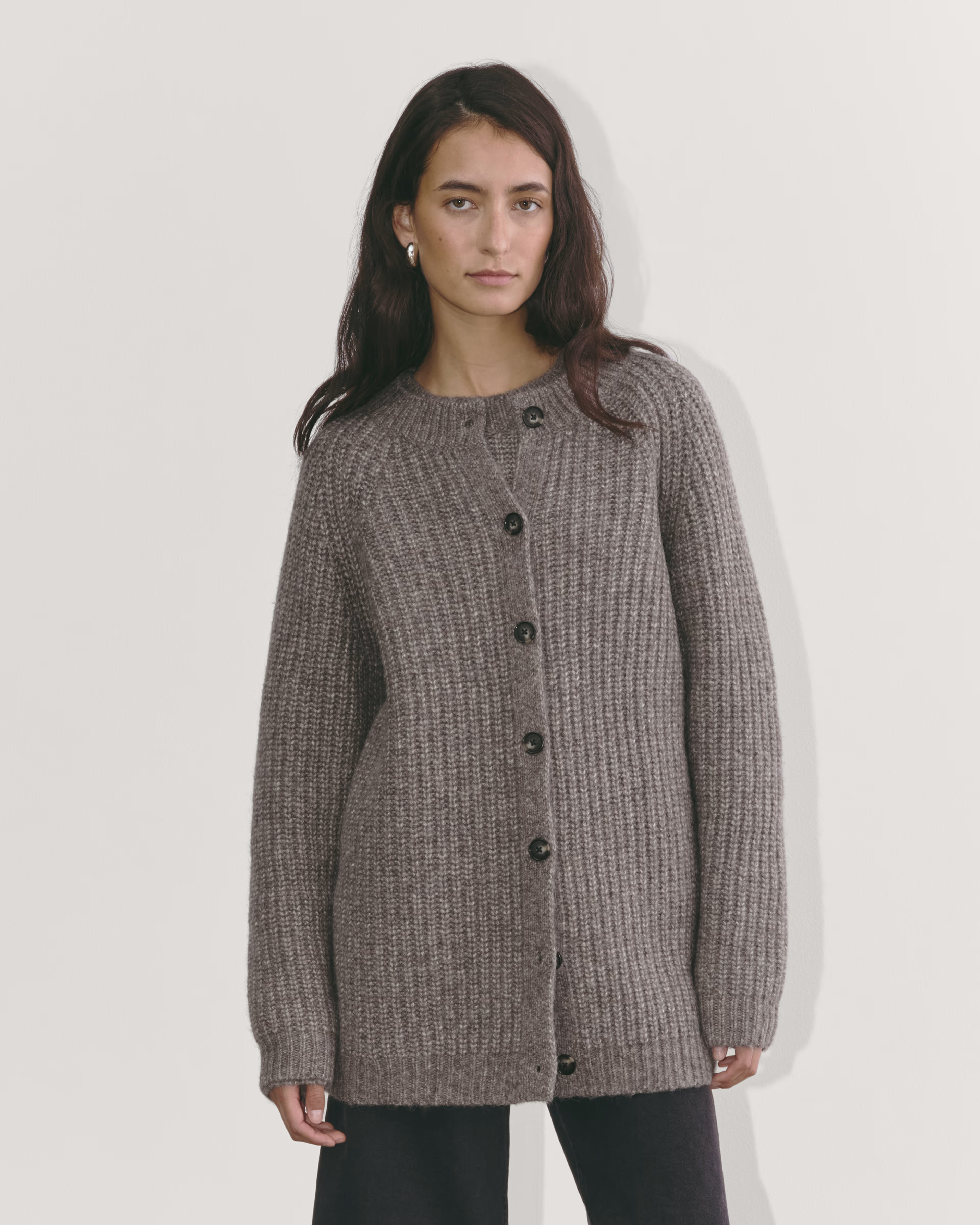 The Fisherman Cardigan in Cloud | Everlane