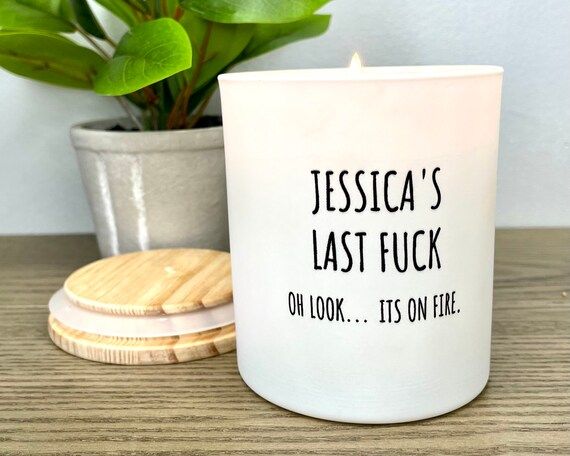 Personalized Last F Candle Mothersday Gift Funny Swear | Etsy | Etsy (US)