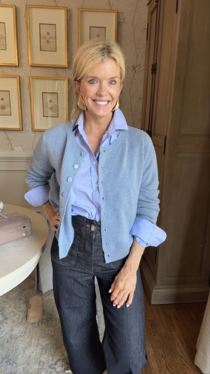 This Quince cardigan has the same look and feel as the Tuckernuck cardigan so many of you asked about!

#LTKSeasonal #LTKOver40 #LTKgrwm