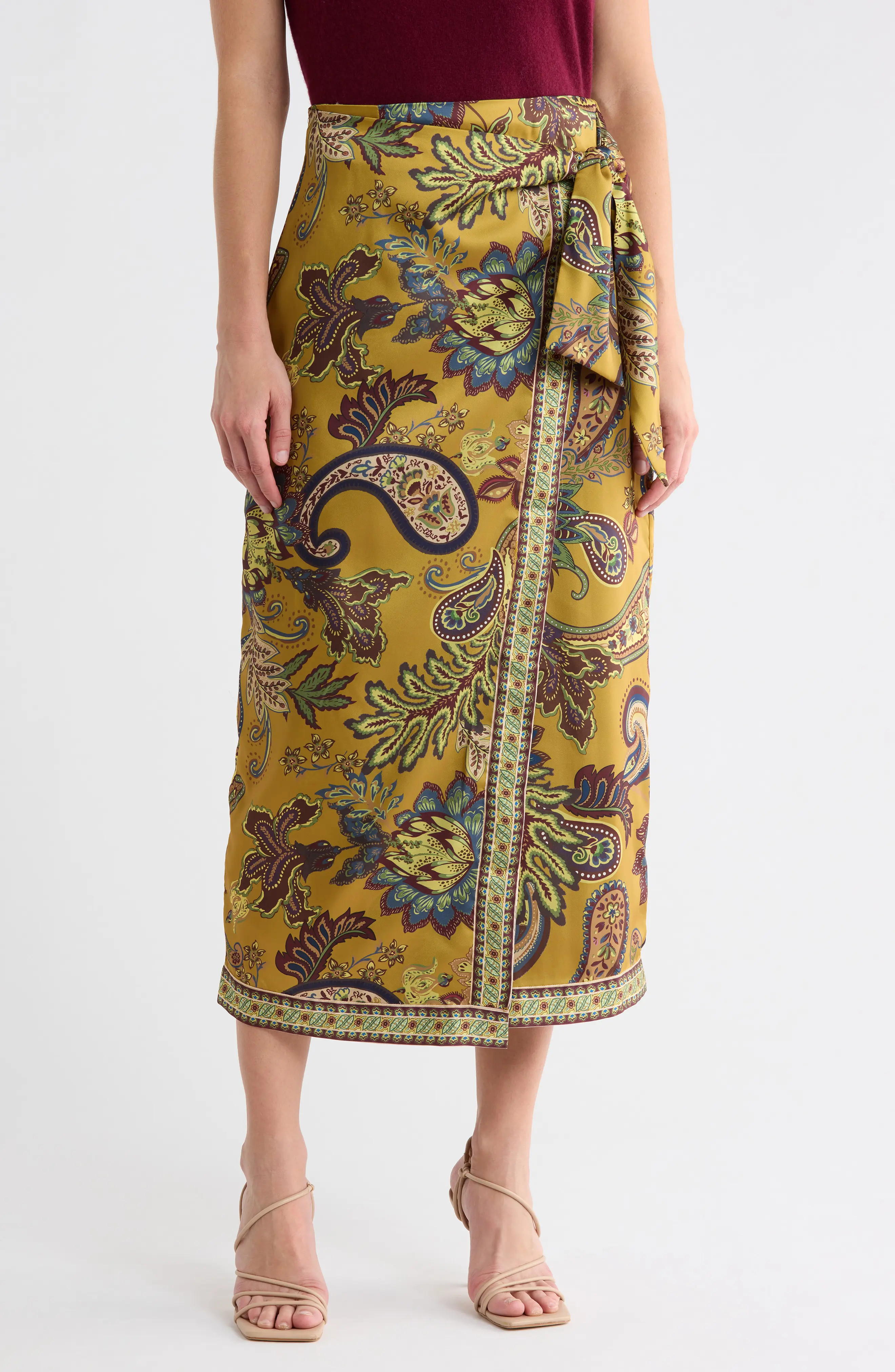 Satin Wrap Skirt | Nordstrom Rack