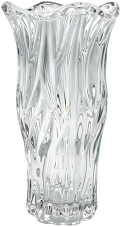 Clear Crystal Vase, Thickened Glass Vase for Table Centerpiece, Living Room, Wedding, Holiday Par... | Amazon (US)