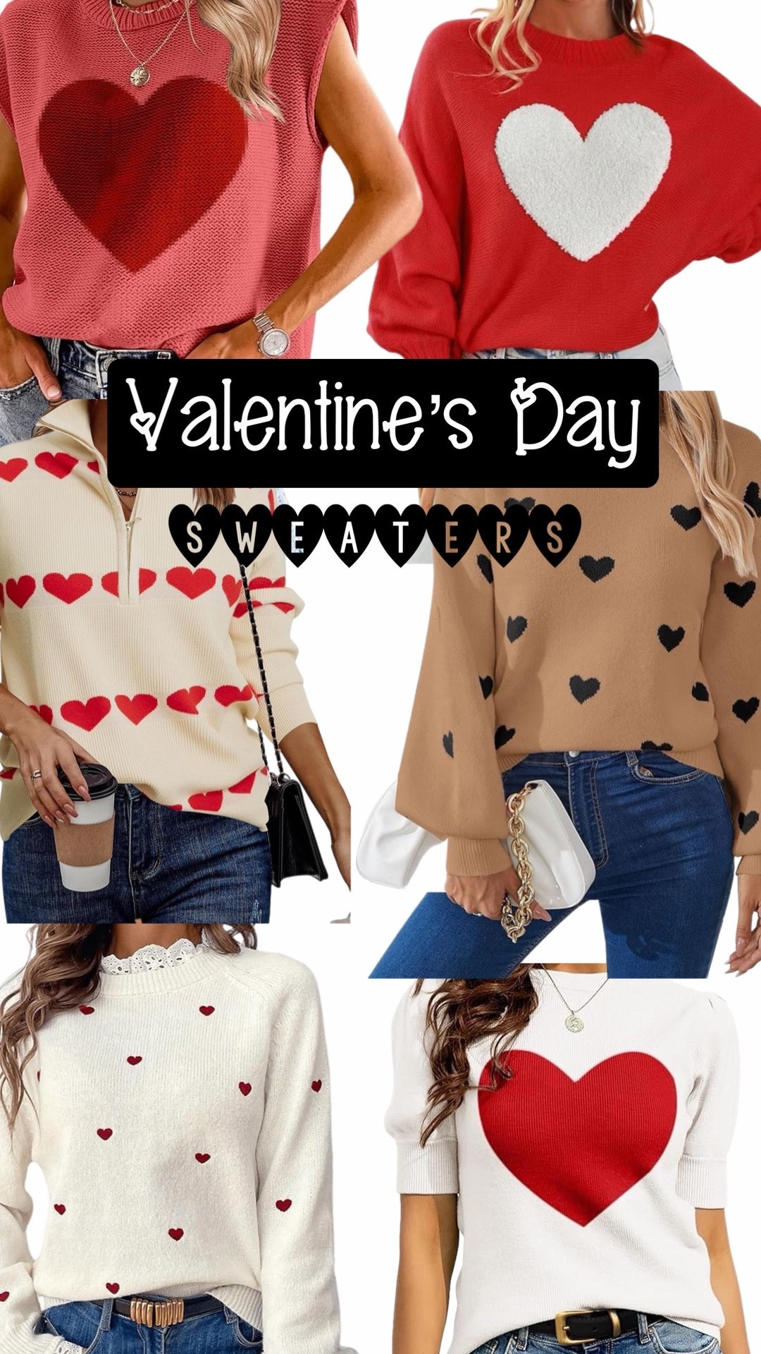 Valentines day heart sweaters 🩷💕

#LTKValentine #LTKSeasonal #LTKmomlife