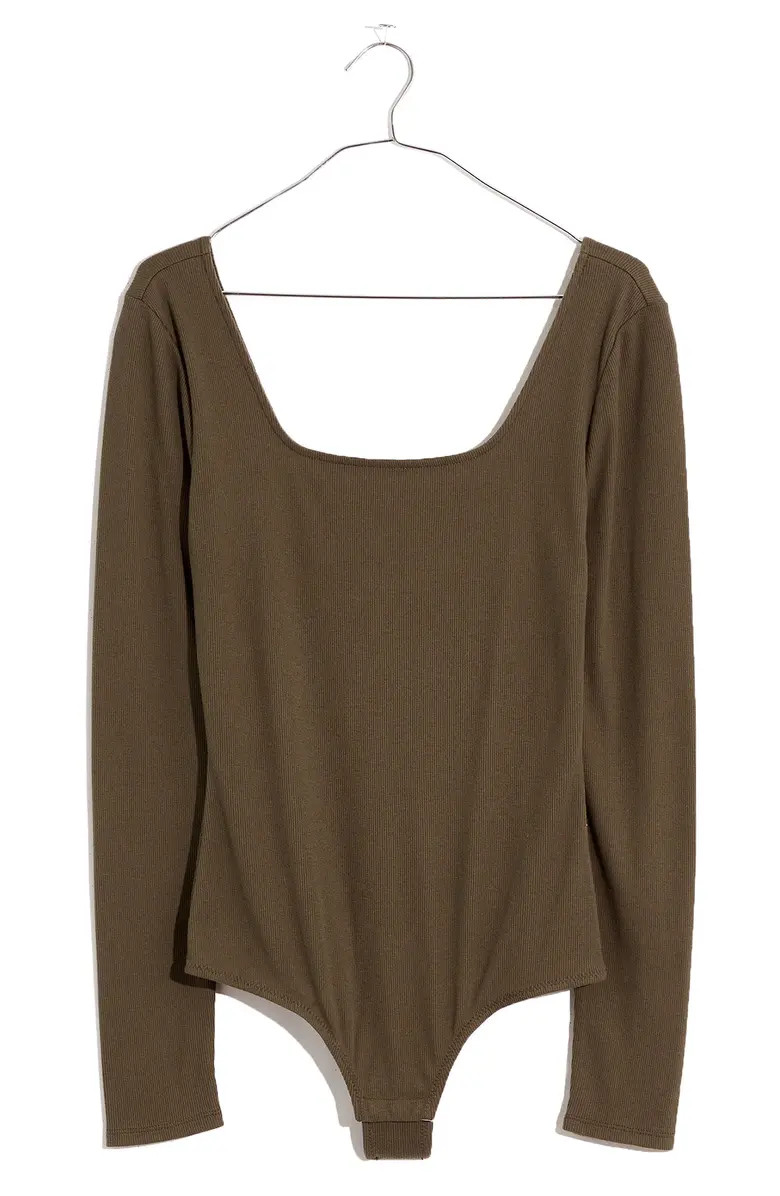 Madewell Square Neck Thong Bodysuit | Nordstromrack | Nordstrom Rack