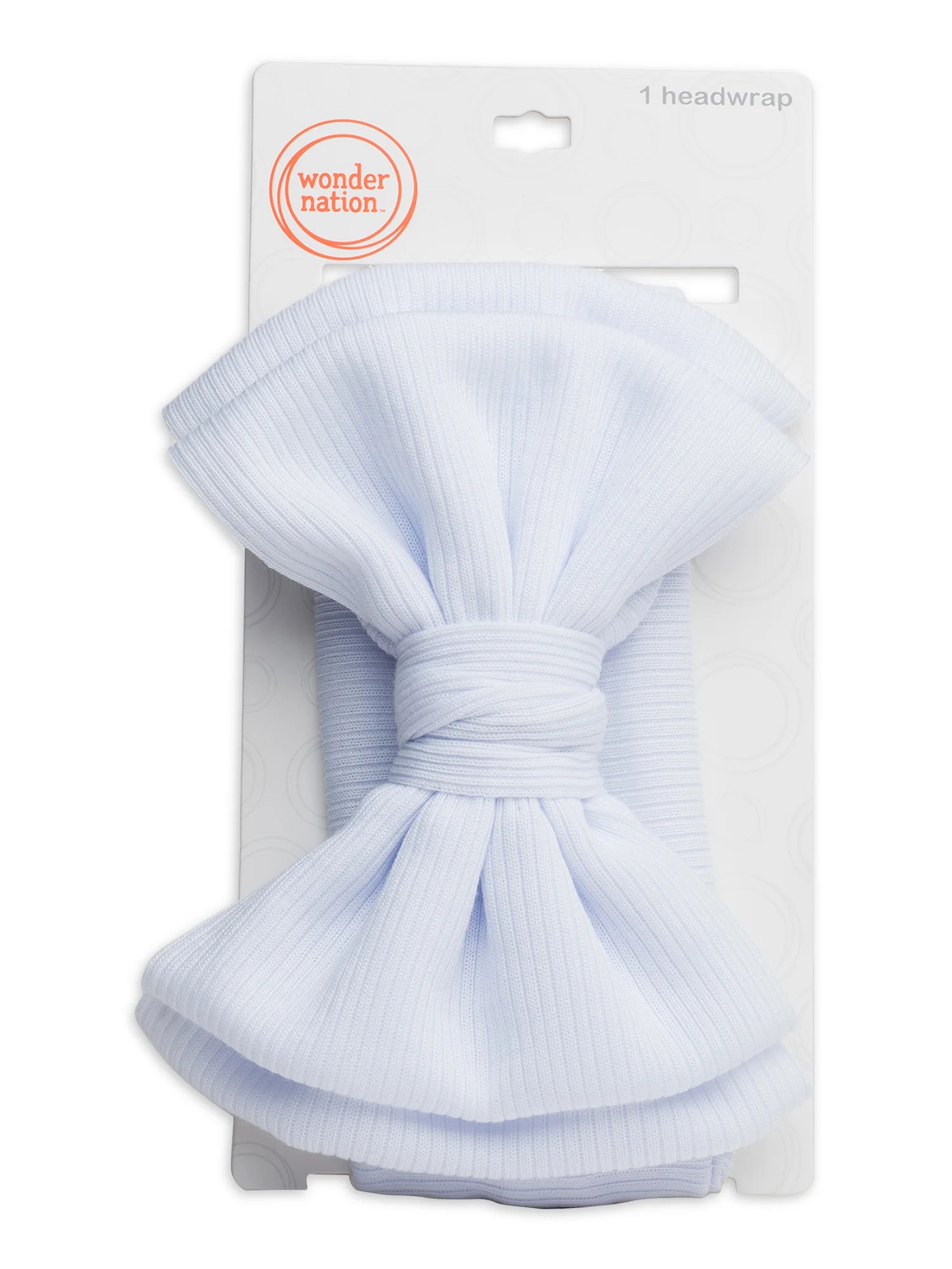 Wonder Nation Baby Girls' White Ribbed Headwrap - Walmart.com | Walmart (US)