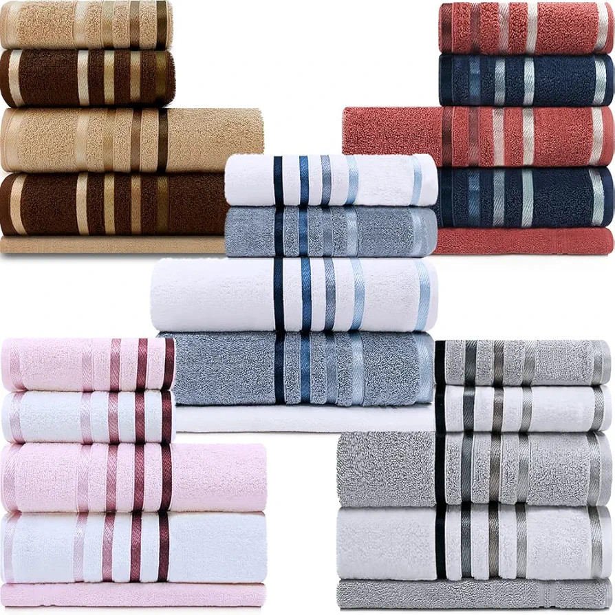 Jogo de toalhas Banhão Gigante Karsten Lumina 5 Peças - Fio Penteado | Amazon (BR)