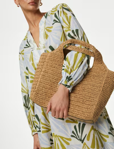 Straw Shoulder Bag | Marks & Spencer (UK)