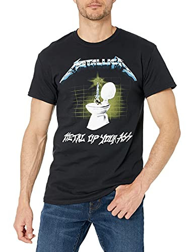 Metallica Men's Metal Up T-Shirt, Black, XX-Large | Amazon (US)