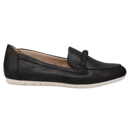 LifeStride Womens Drew Black Loafers Flats | Walmart (US)