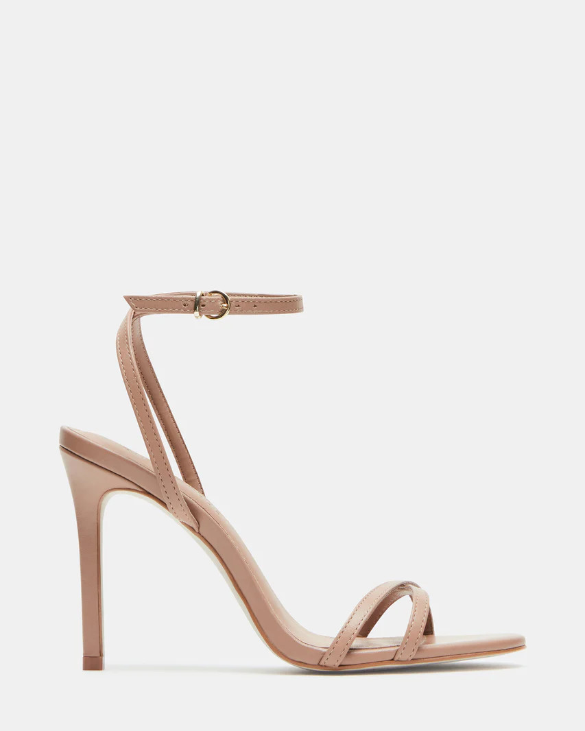 JYPSEY Tan Leather Strappy Stiletto Heel | Women's Heels | Steve Madden (US)