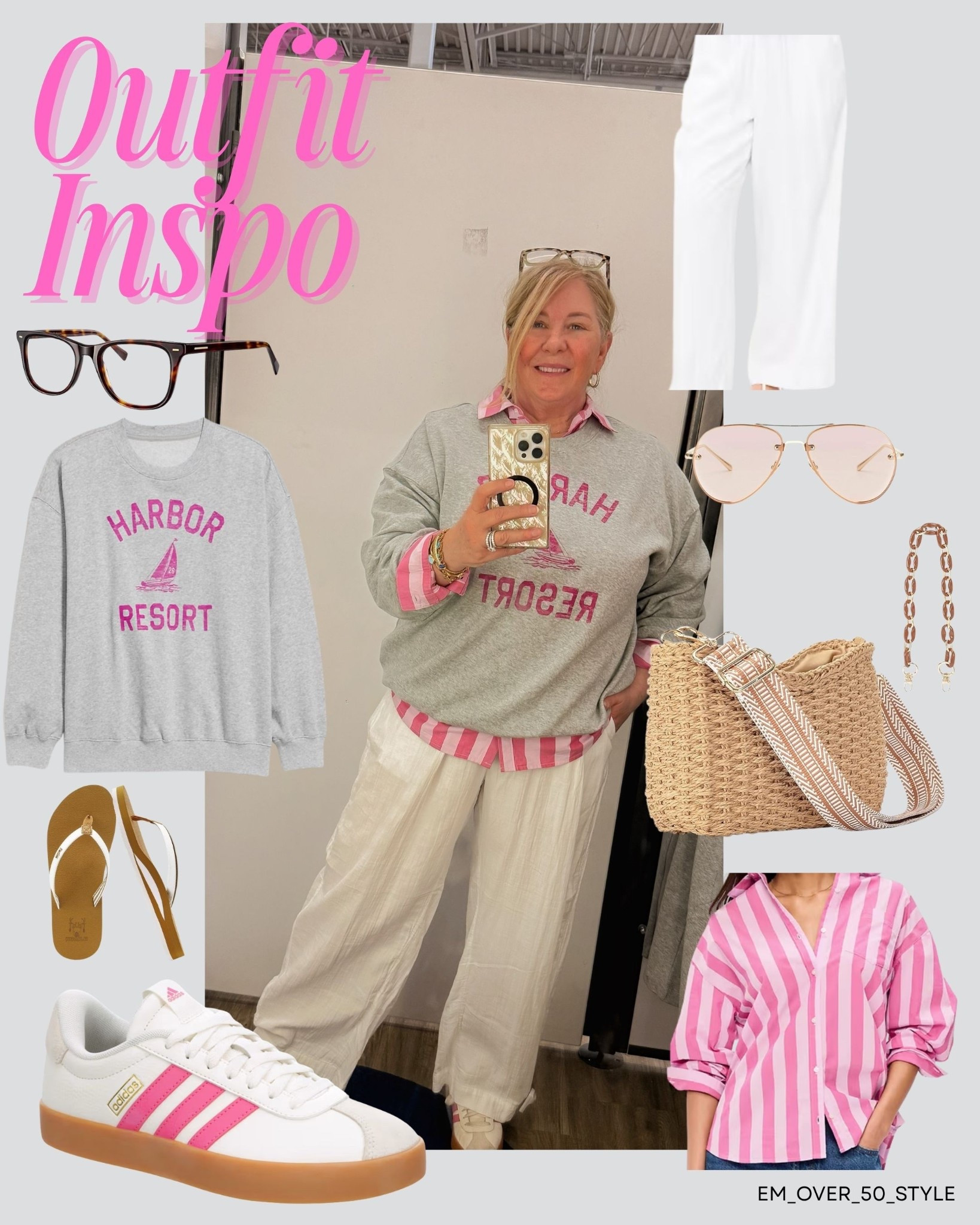 The pink and stripes! It’s giving that cool air in the spring boat ride vibes!!!

#LTKSaleAlert #LTKMidsize #LTKootd