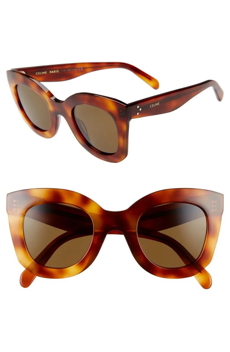 47mm Cat Eye Sunglasses | Nordstrom