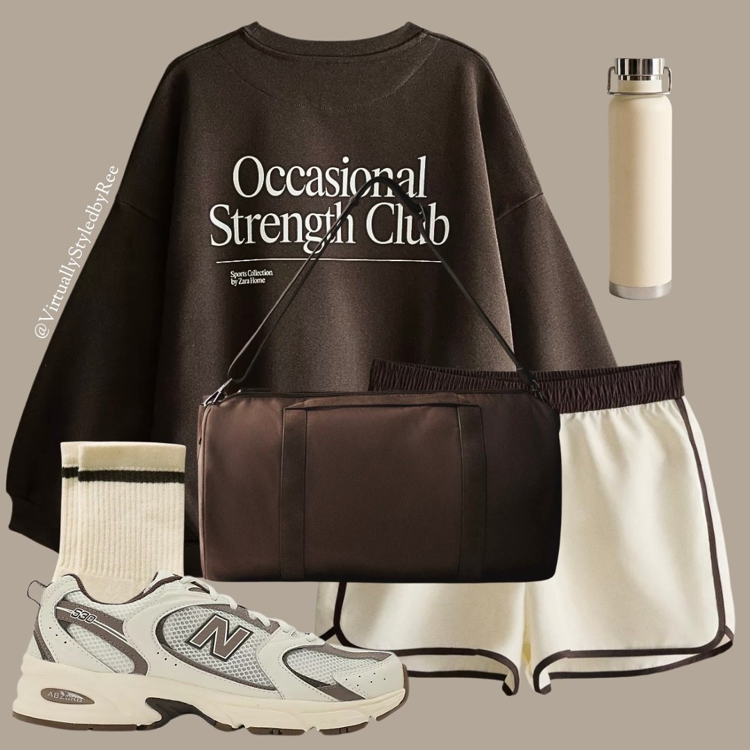 Occasional Strength  / Run Club but make it cute 🤎☕️

Comfy oversized graphic crew + retro runners + sporty shorts = the ultimate off-duty uniform. Perfect for a coffee run, hot girl walk, or “I might go to Pilates” energy. Balanced it with neutral accessories for that effortless, put-together feel.

#LTKspring #LTKfitness #LTKuk