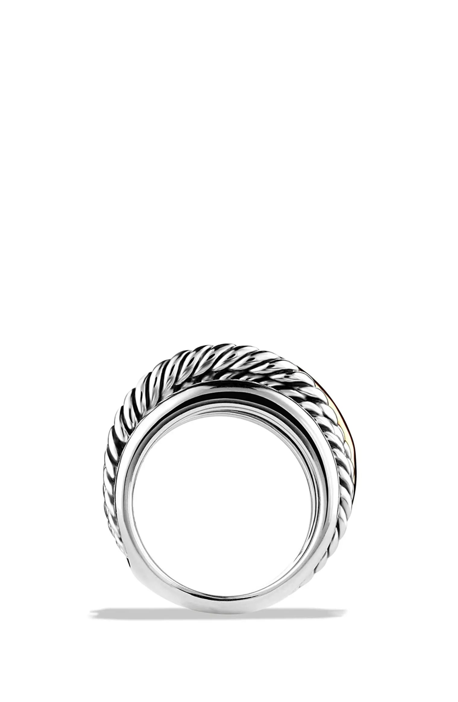 'Crossover' Narrow Ring with Gold | Nordstrom