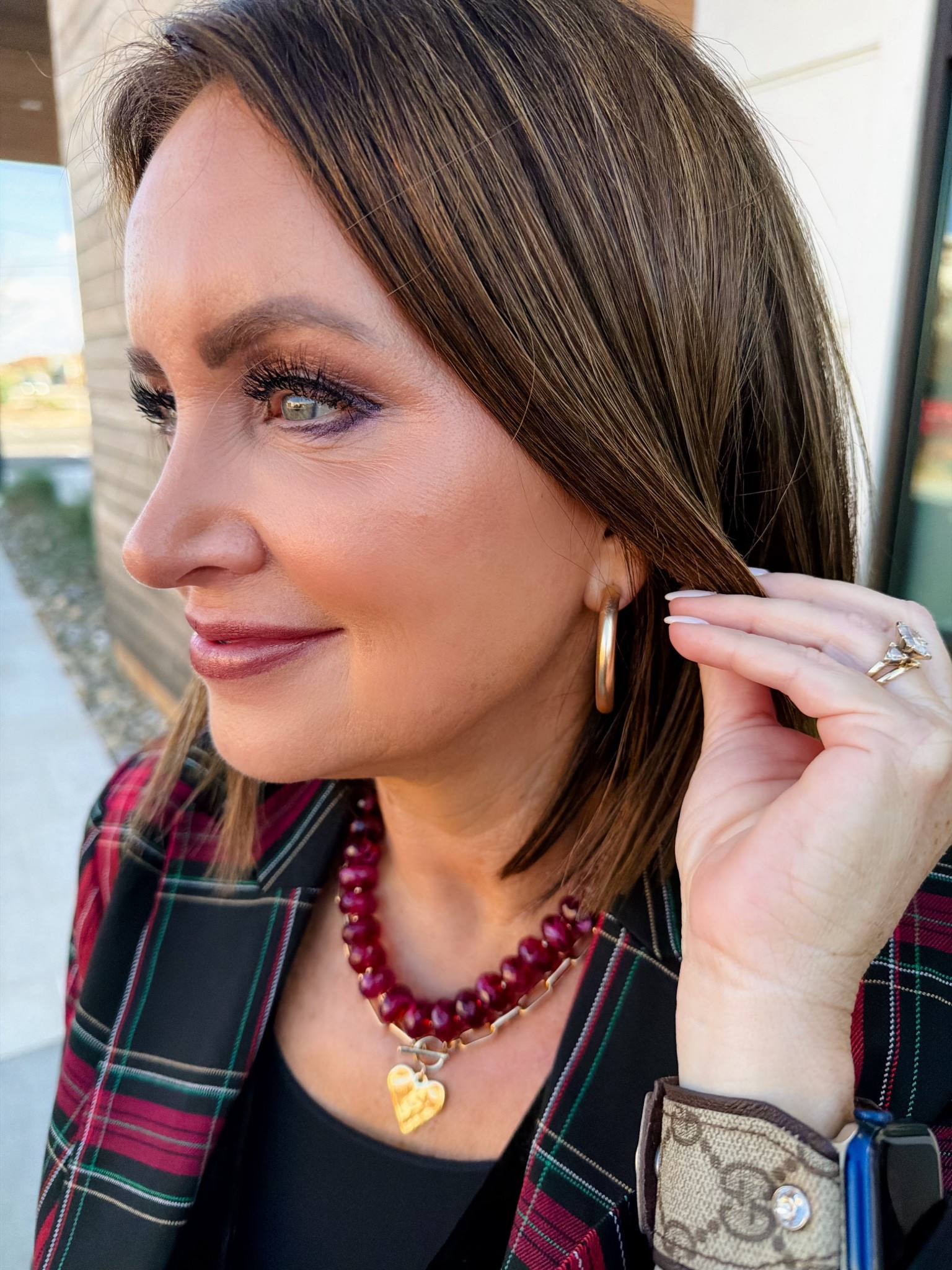 Best seller of my collection!
These gold hoops are only $15 when you use code LAURA - regular price is $52

Also pictured: The Laura Necklace & heart toggle necklace- code LAURA will take 25% off!

Use code SOUTHERNSTYLE on my watch band

#LTKSaleAlert #LTKHoliday #LTKGiftGuide