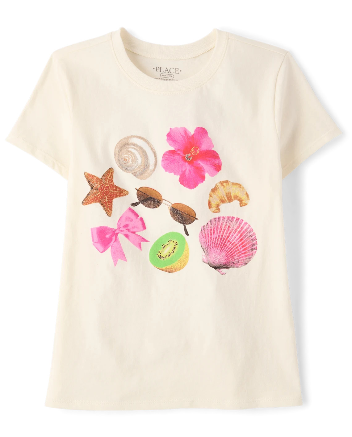 Girls Summer Doodles Graphic Tee - cream | The Children's Place