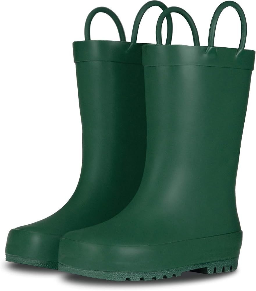 Lone Cone Elementary Collection - Premium Natural Rubber Rain Boots with Matte Finish for Toddlers a | Amazon (US)