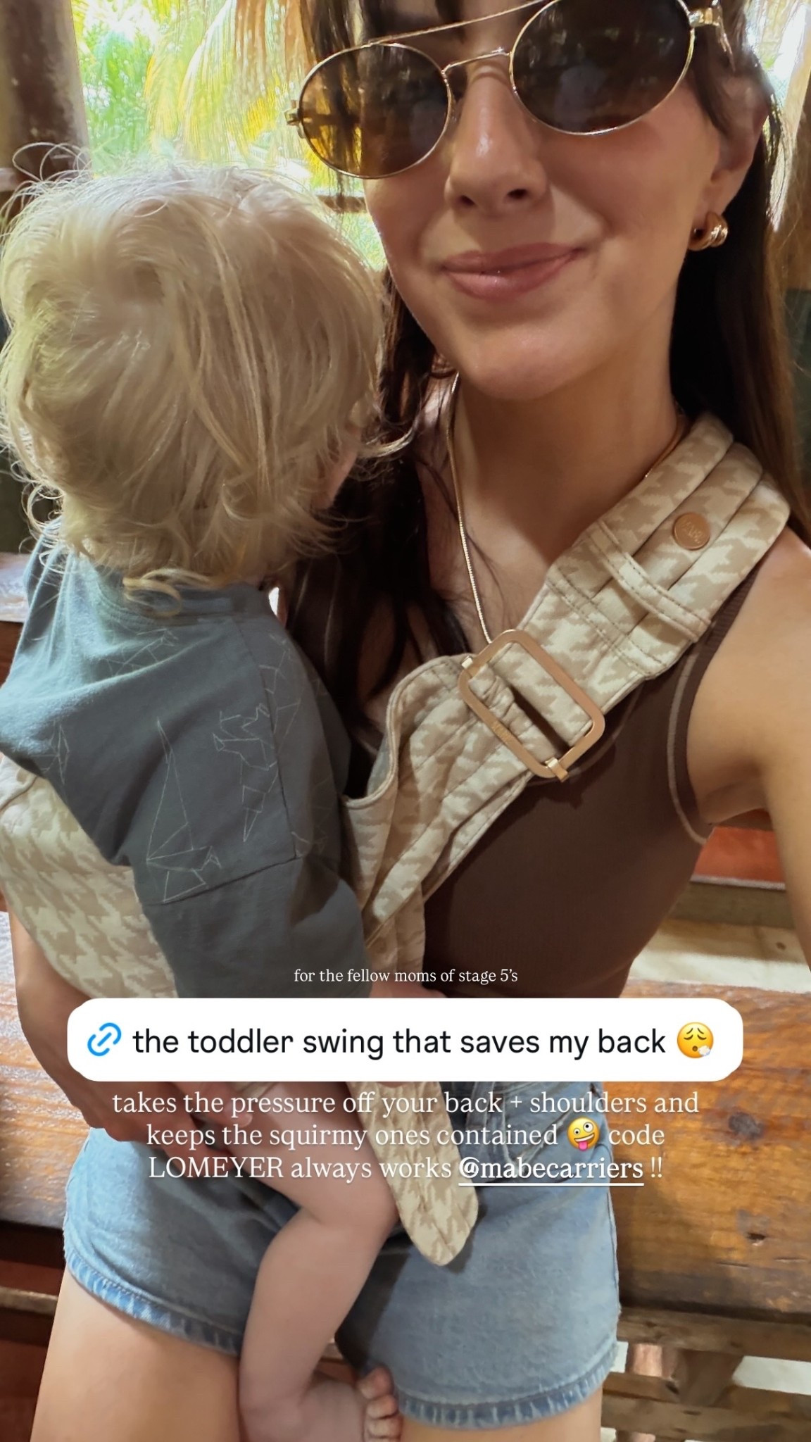 @mabecarriers  for the fellow moms of stage 5’s

#LTKdayinmylife #LTKmomlife #LTKKids