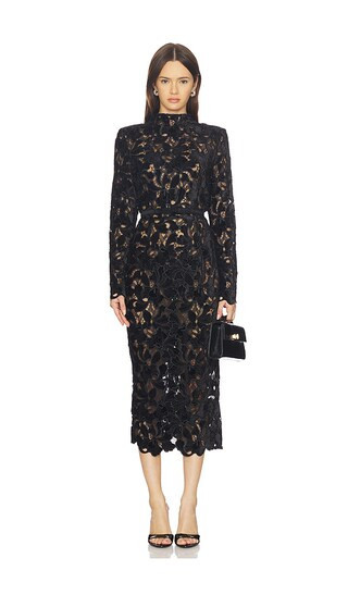 Nadine Merabi Diane Black Dress in Black. - size 6/SM | Revolve Clothing (Global)