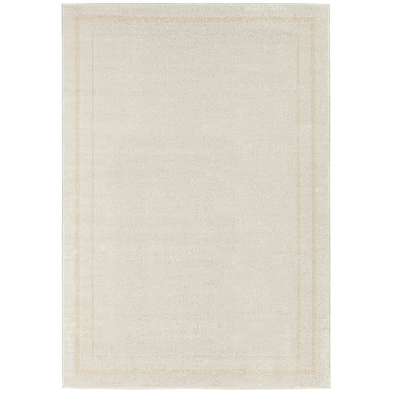 Nourison Essentials Indoor/Outdoor Ivory Gold 5' x 7' Area Rug (5x7) | Walmart (US)