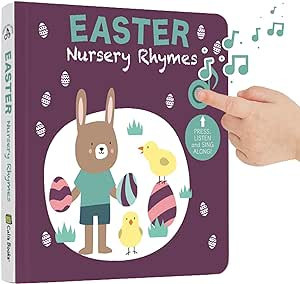 Cali's Books Easter Nursery Rhymes - Musical Book - Perfect Easter Basket Stuffers for Toddlers a... | Amazon (US)