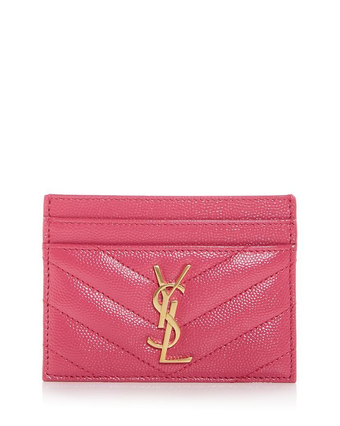 Monogram Quilted Leather Card Case | Bloomingdale's (US)