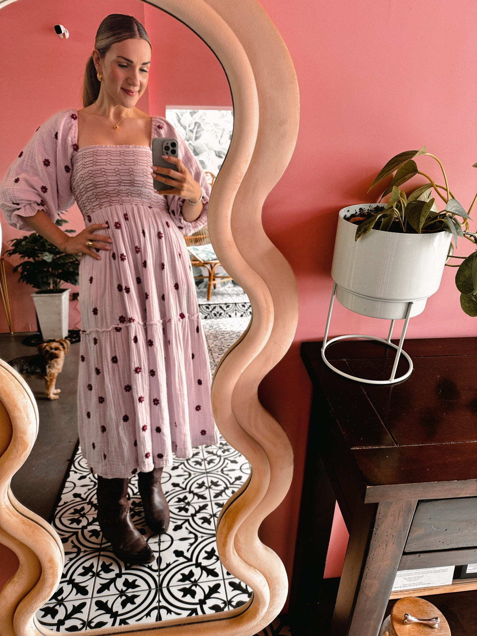 Mrs valentine all week lol 
Dress and boots kinda day 