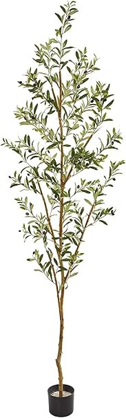 Nearly Natural 82” Olive Artificial Silk Trees Green | Amazon (US)