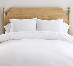 Classic 400 Thread Count Organic Percale Duvet Cover | Pottery Barn (US)