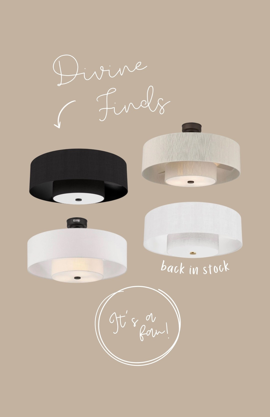 I can’t recommend these enough! If you want a fan but your ceilings are too low this flushmount light is perfect! It has a fan that works wonders! Checkout my favorites!

Flushmount light, light fixtures, bedroom lights, fans, ceiling fan, fandelier, Hunter fan, interior designer, home finds, cozy home, lighting

#LTKHome #LTKSaleAlert