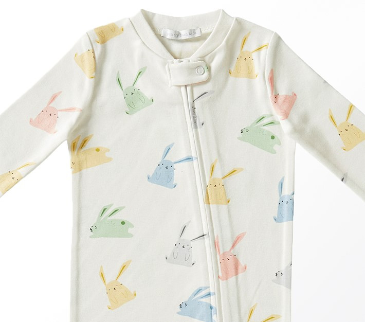 Modern Easter Organic Nursery Pajama | Pottery Barn Kids