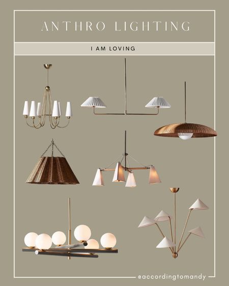 Anthropologie lighting / chandeliers I’m loving 

#LTKhome #LTKFind