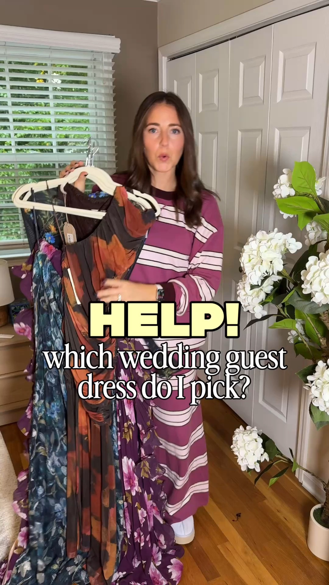 Trying on wedding guest dresses 9 months PP is not easy 🤪 I think the first one is my favorite!!! 

Sizing info:
Dress 1 - small
Dress 2 - small
Dress 3 - small
Dress 4 - small 
Dress 5 - size 4

#LTKWedding
