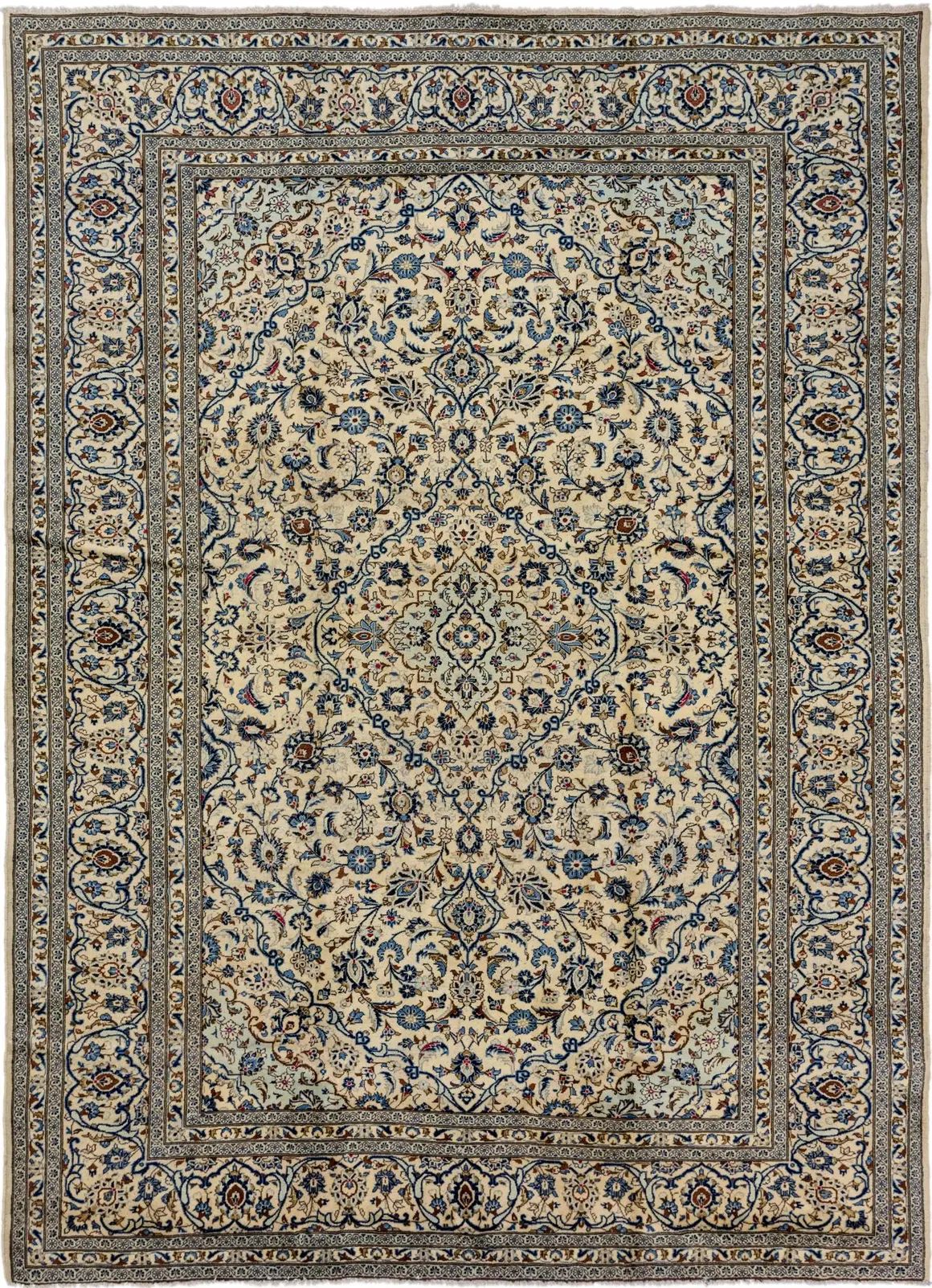 9' 8 x 13' 3 Kashan Persian Rug | Rugs.com